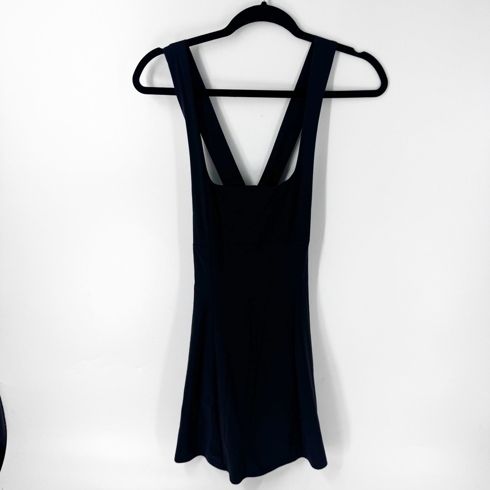 Outdoor Voices Exercise Dress Black Cross Back Mini Athletic Tennis Dress Medium - Picture 4 of 8